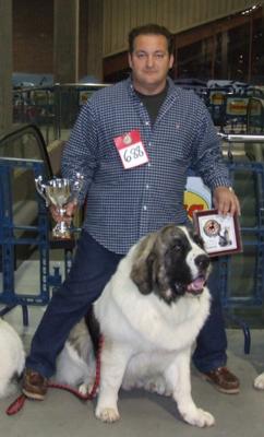 PESIC DE CABESO ROIG 3º MEJOR CACHORRO DEL GRUPO 2 EN LA EXPO NACIONAL DE VALENCIA